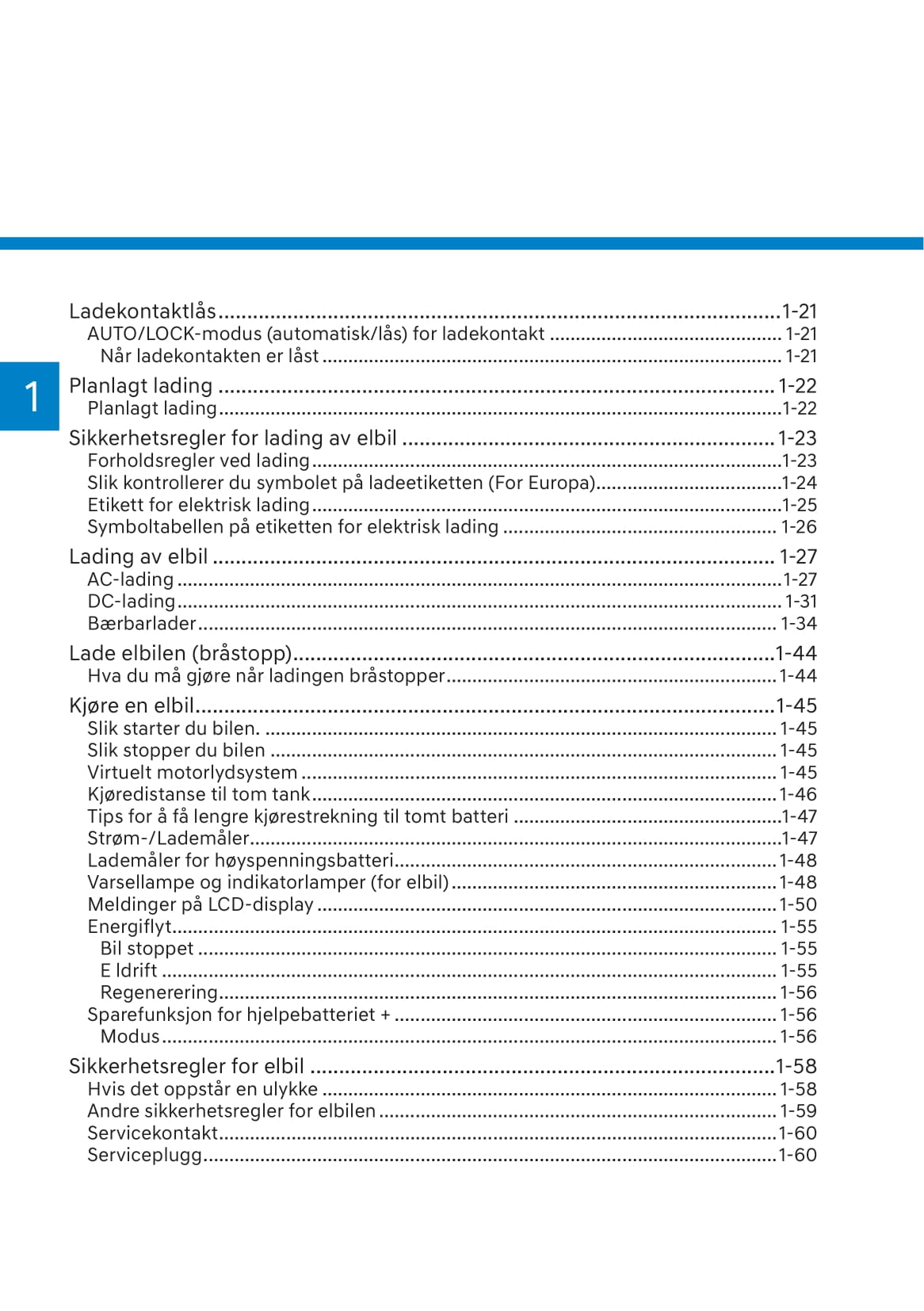 2021-2022 Hyundai Kona Electric Bedienungsanleitung | Norsk