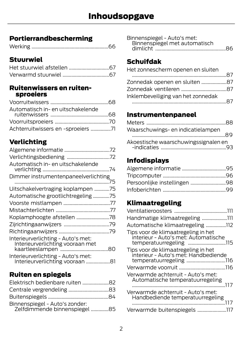 2020 Ford Fiesta Bedienungsanleitung | Niederländisch