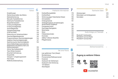 2018-2019 Peugeot Rifter Gebruikershandleiding | Duits