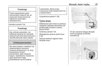 2017-2018 Opel Combo Gebruikershandleiding | Pools