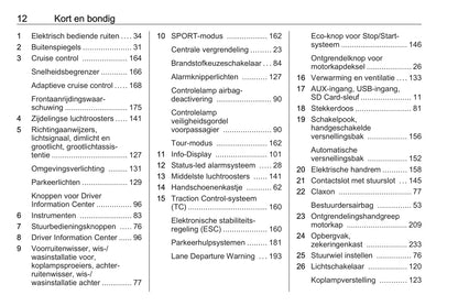 2017-2018 Opel Astra / Astra GTC Gebruikershandleiding | Nederlands