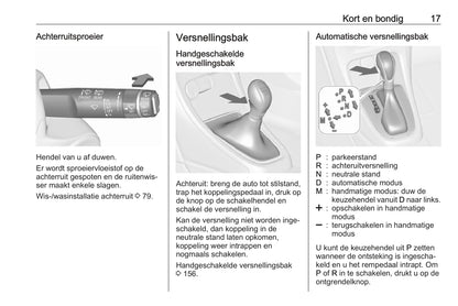 2017-2018 Opel Astra / Astra GTC Gebruikershandleiding | Nederlands
