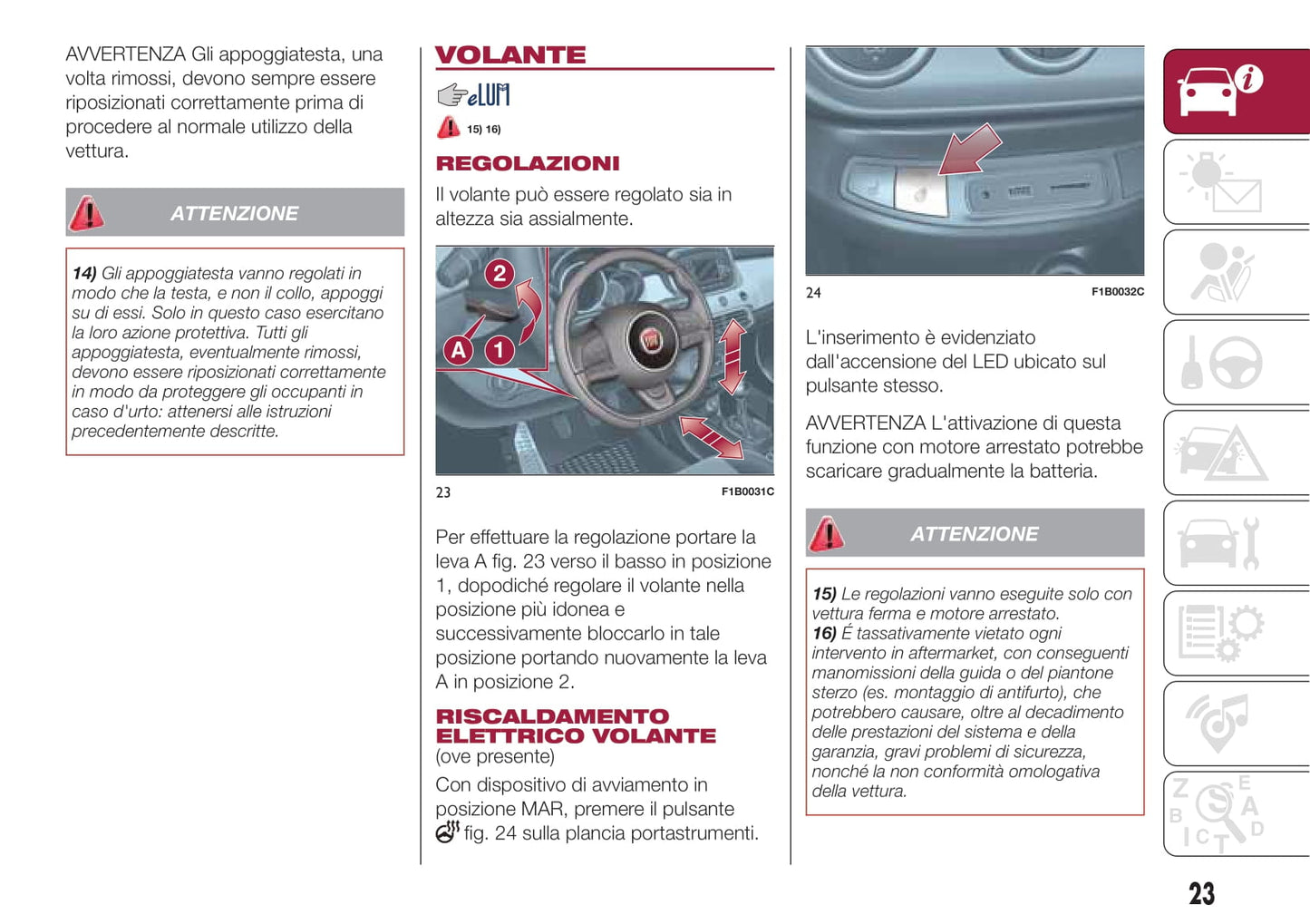 2017-2018 Fiat 500X Gebruikershandleiding | Italiaans