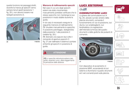 2017-2018 Fiat 500X Gebruikershandleiding | Italiaans