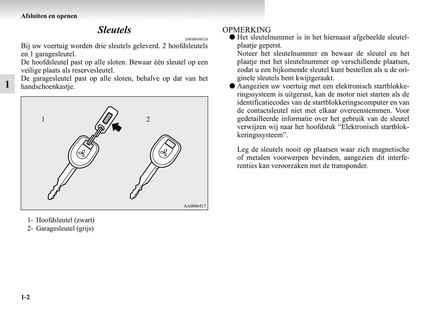 1999-2006 Mitsubishi Pajero Manuel du propriétaire | Néerlandais