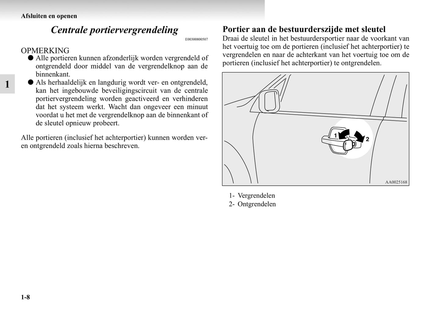 1999-2006 Mitsubishi Pajero Manuel du propriétaire | Néerlandais