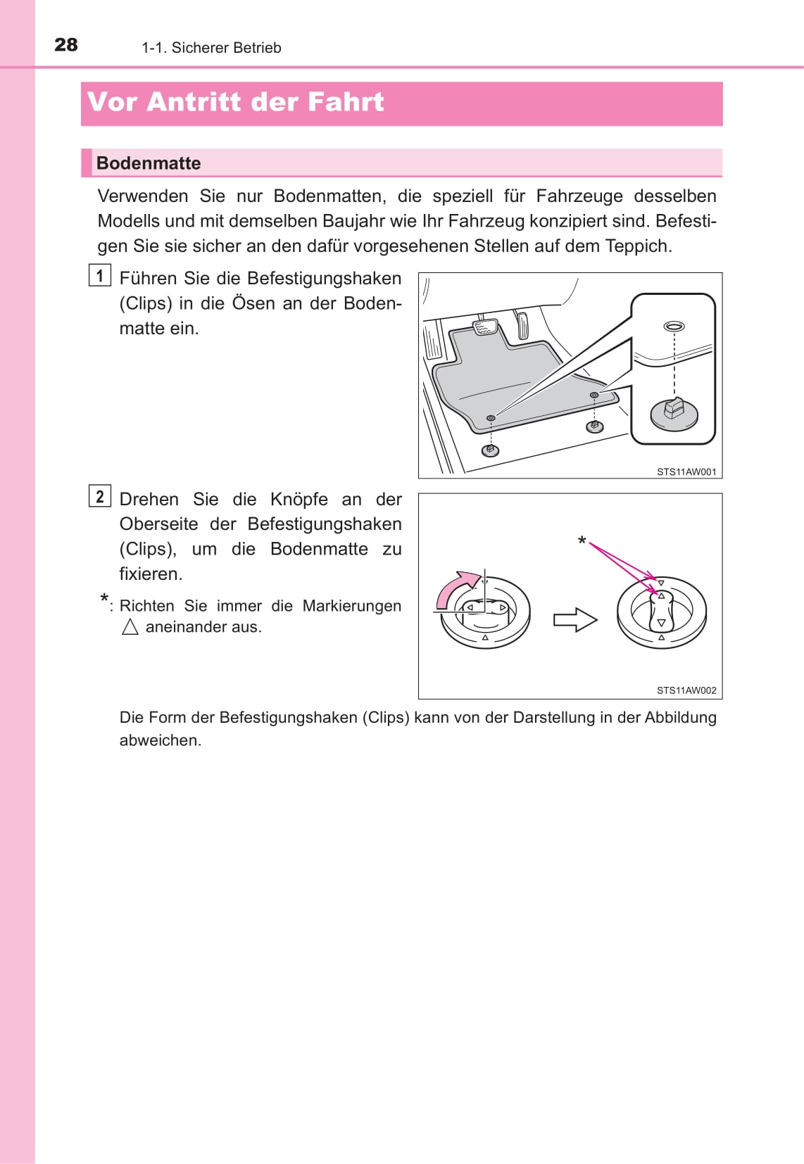 2016-2017 Toyota Yaris Owner's Manual | German