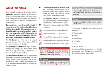 2016-2017 Seat Leon Owner's Manual | English