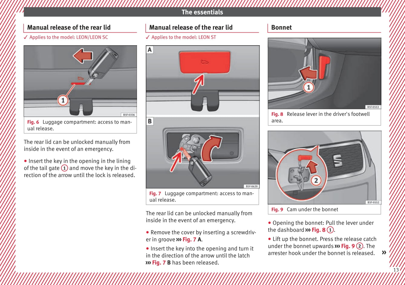 2016-2017 Seat Leon Owner's Manual | English