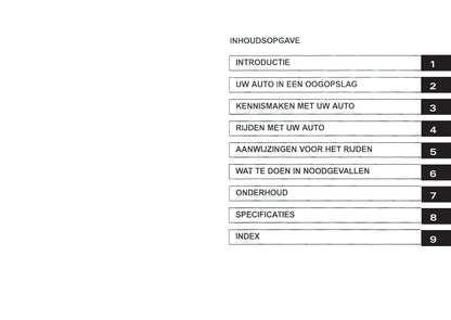 2002-2003 Kia Rio Bedienungsanleitung | Niederländisch