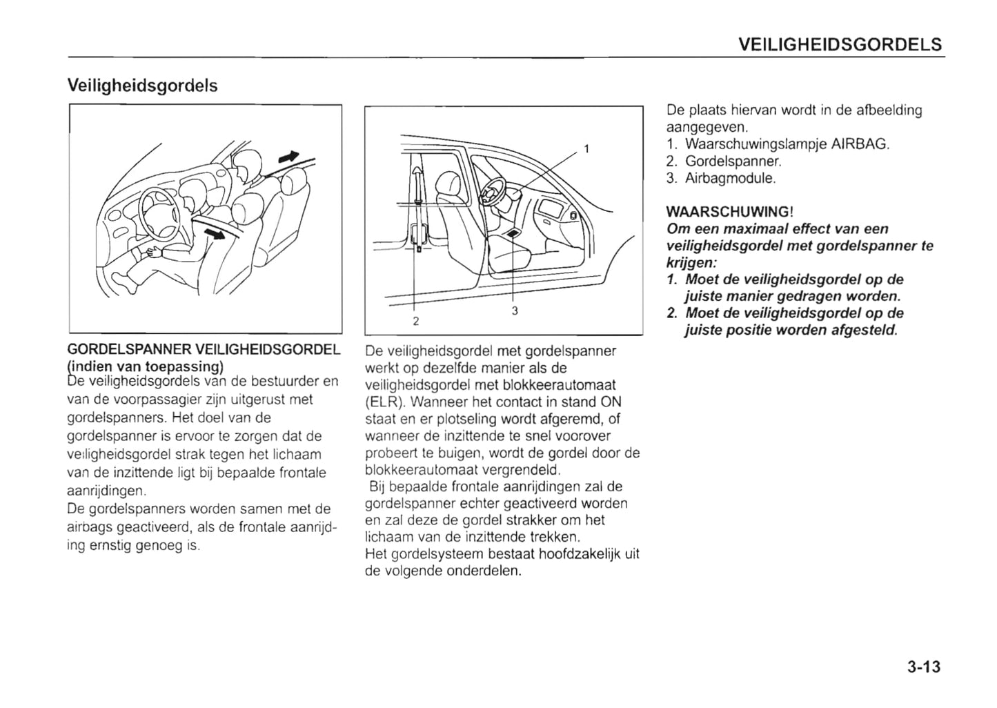 2002-2003 Kia Rio Bedienungsanleitung | Niederländisch