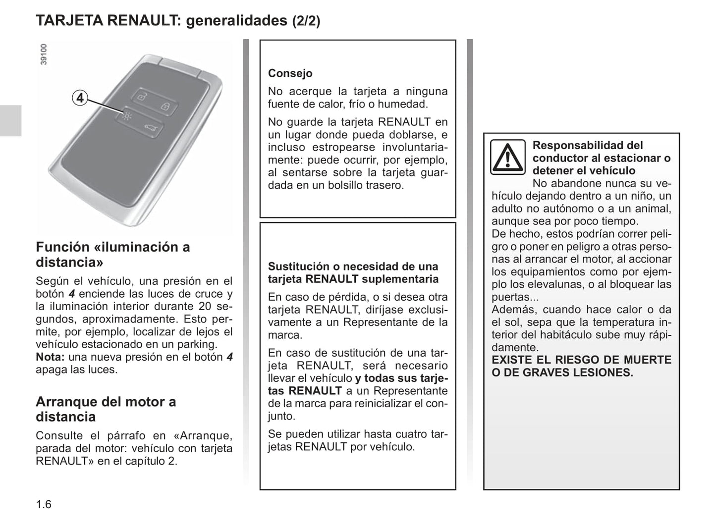 2019-2020 Renault Koleos Owner's Manual | Spanish