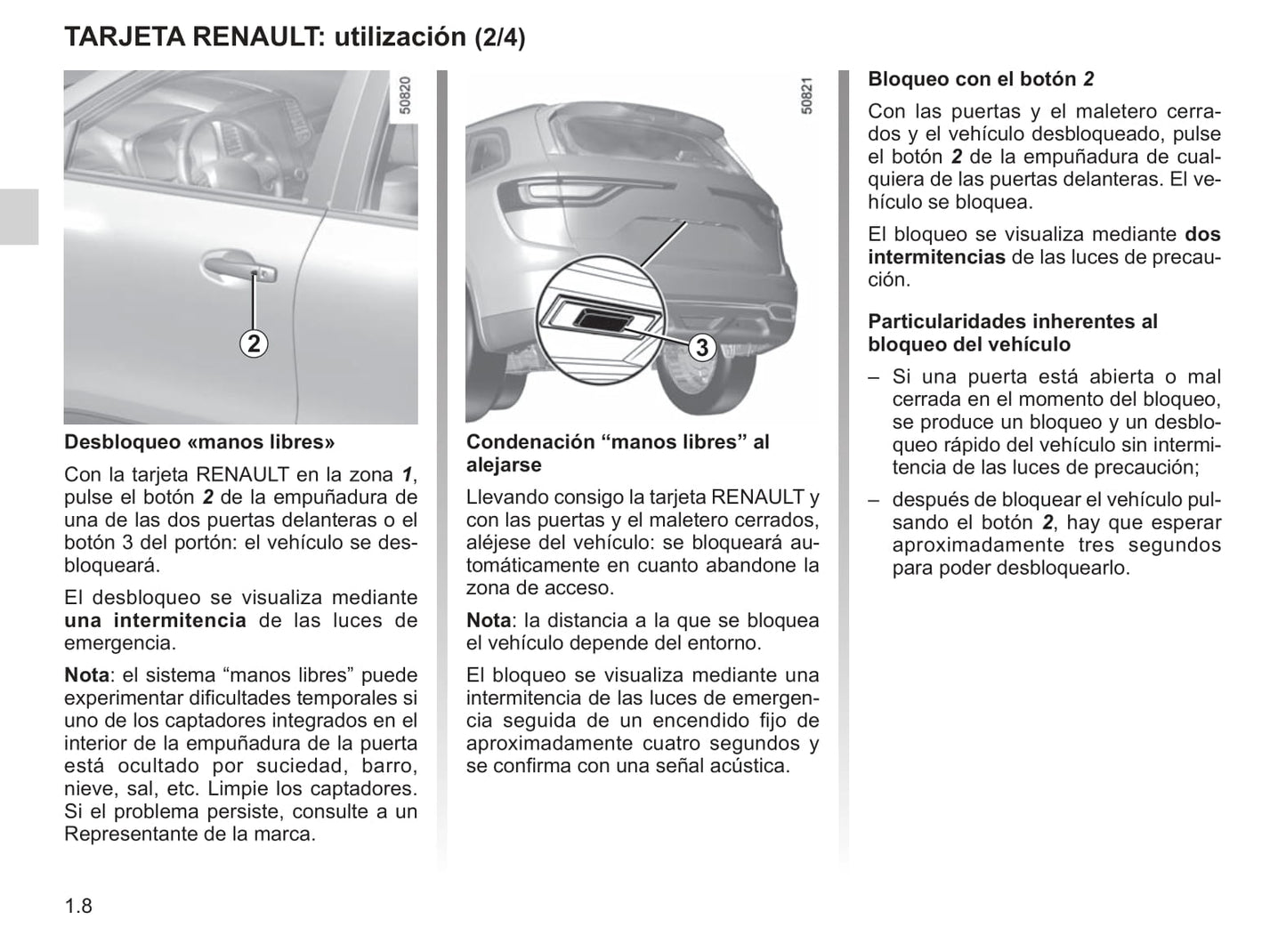 2019-2020 Renault Koleos Owner's Manual | Spanish