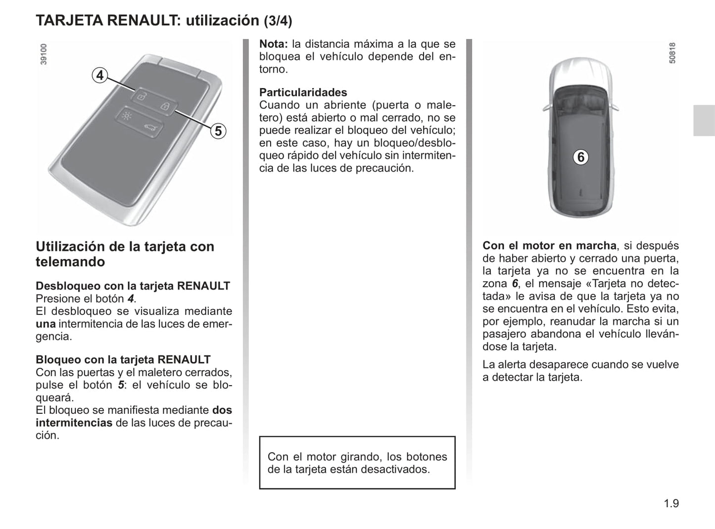 2019-2020 Renault Koleos Owner's Manual | Spanish