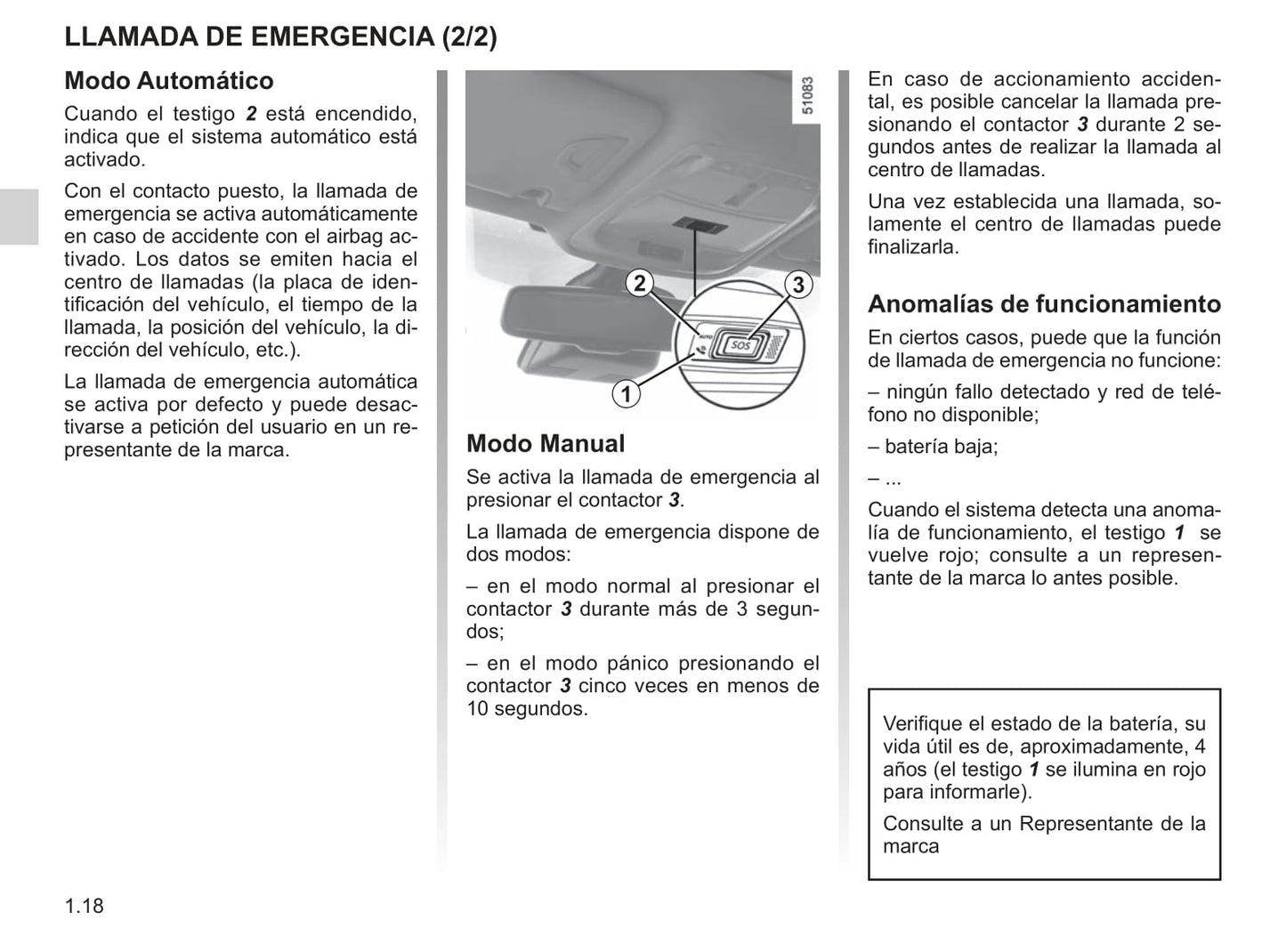 2019-2020 Renault Koleos Owner's Manual | Spanish