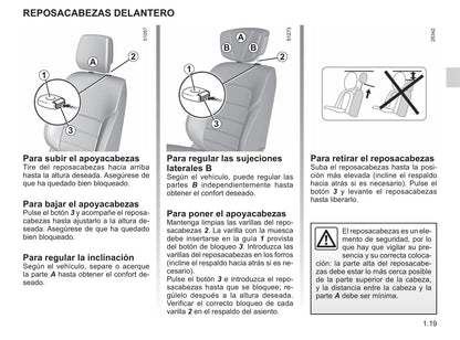 2019-2020 Renault Koleos Owner's Manual | Spanish