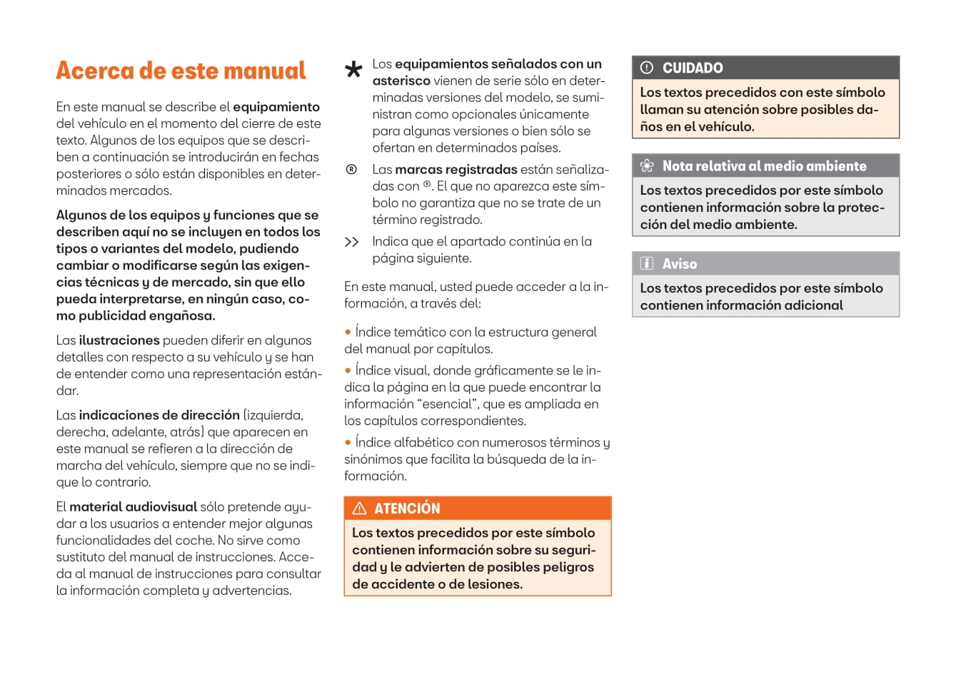 2019-2020 Seat Ateca Owner's Manual | Spanish