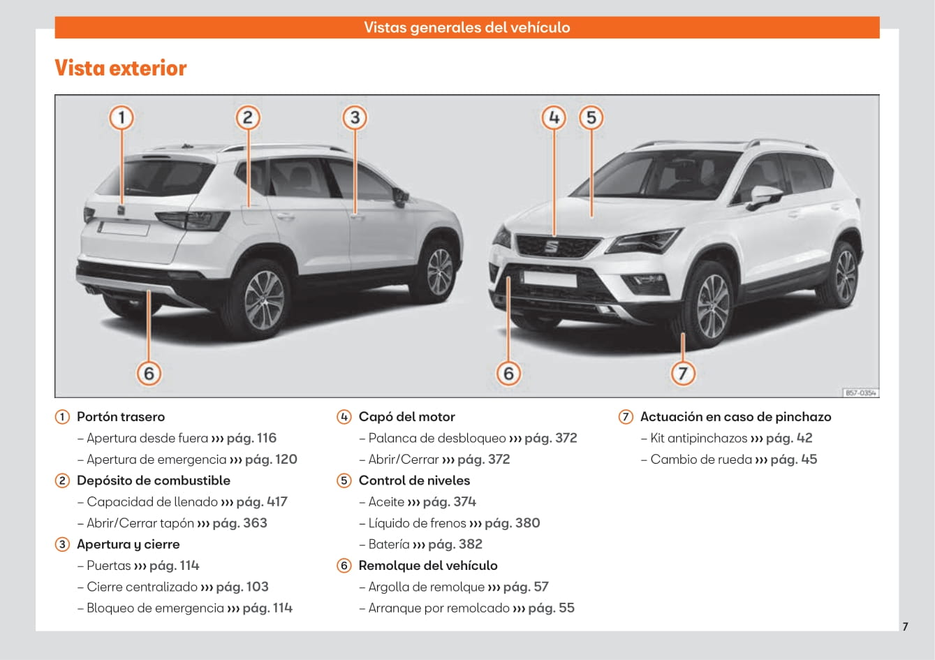 2019-2020 Seat Ateca Owner's Manual | Spanish