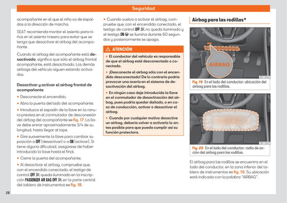 2019-2020 Seat Ateca Owner's Manual | Spanish