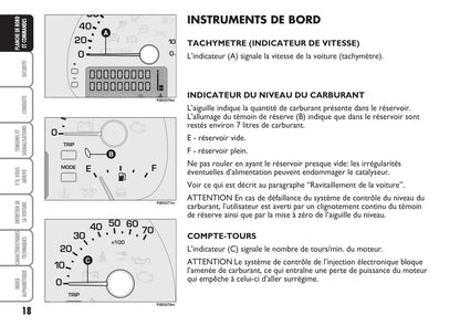 2007-2008 Fiat Multipla Owner's Manual | French