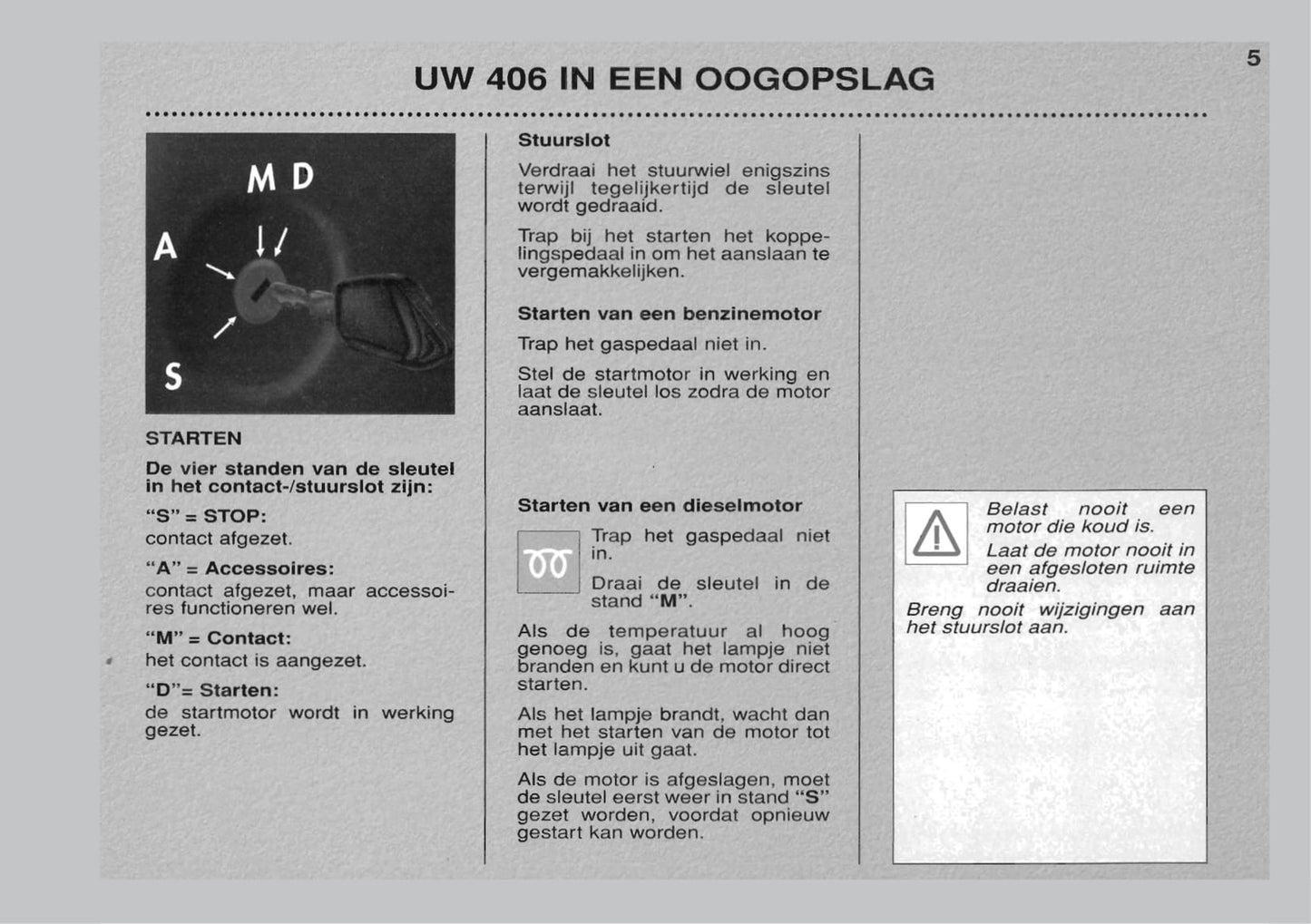 1999-2001 Peugeot 406 Gebruikershandleiding | Nederlands