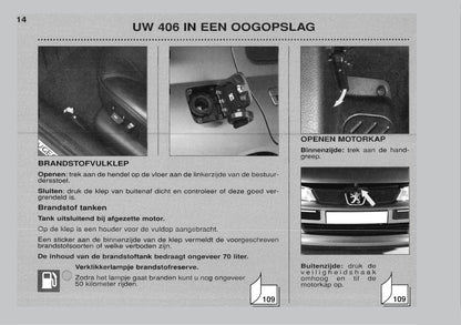 1999-2001 Peugeot 406 Gebruikershandleiding | Nederlands