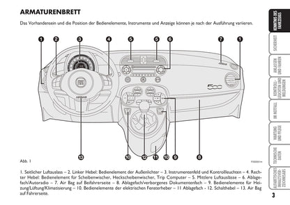 2009-2010 Fiat 500 Gebruikershandleiding | Duits