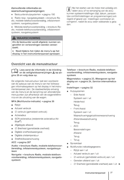 2009-2016 Volkswagen Caravelle/Transporter Gebruikershandleiding | Nederlands