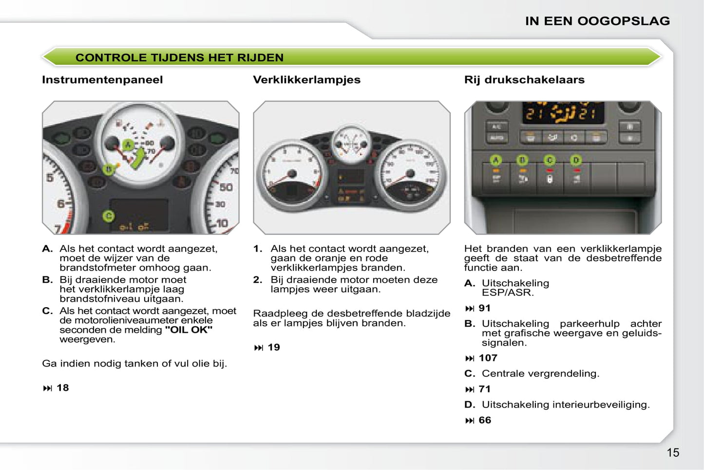 2007-2009 Peugeot 207 CC Gebruikershandleiding | Nederlands