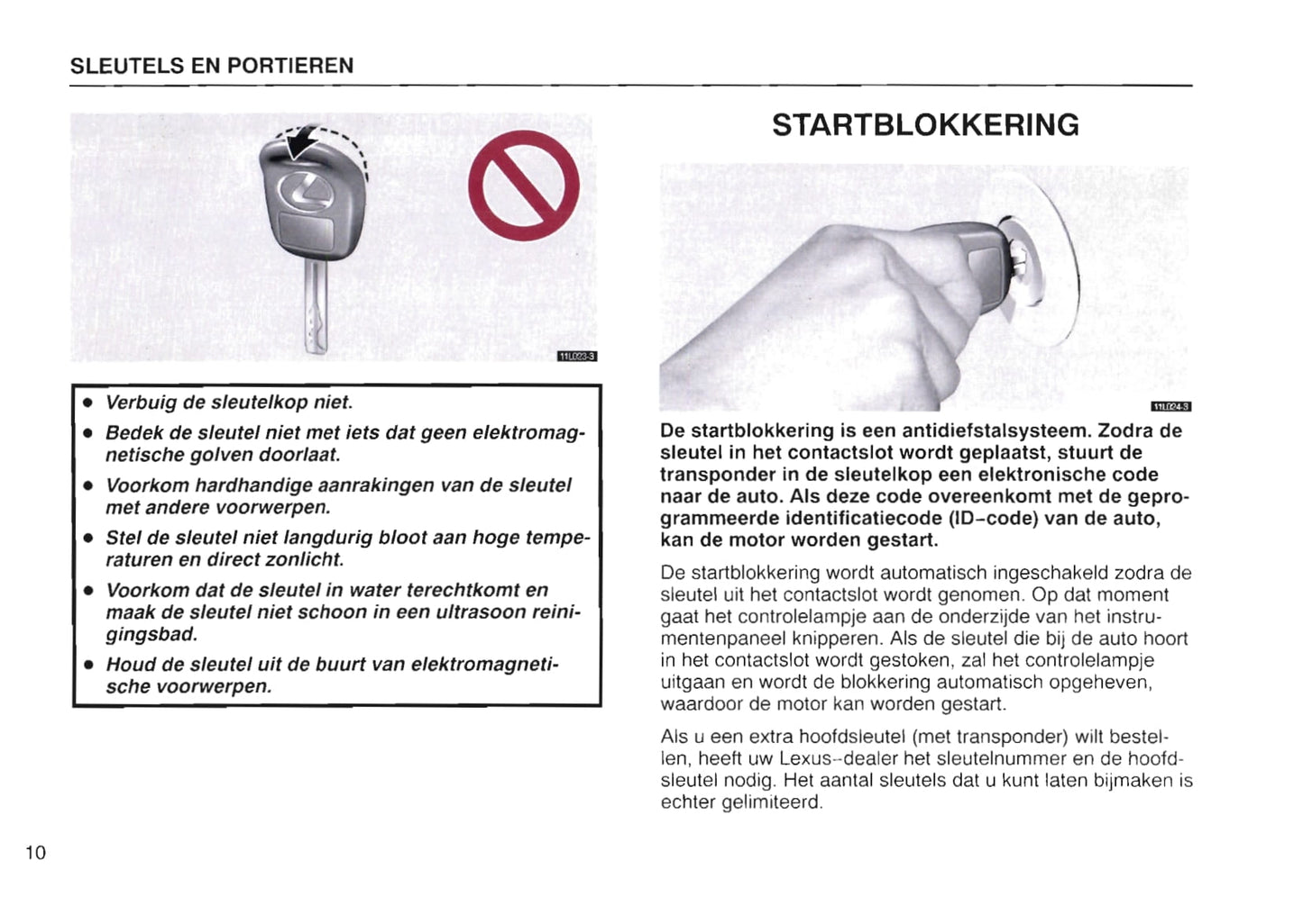 1997-1998 Lexus LS 400 Gebruikershandleiding | Nederlands