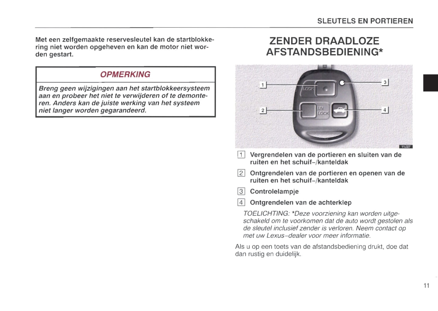 1997-1998 Lexus LS 400 Gebruikershandleiding | Nederlands