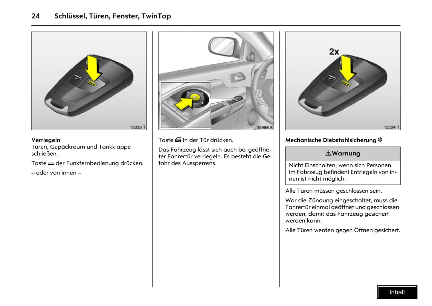 2008-2010 Opel Tigra Twin Top Gebruikershandleiding | Duits