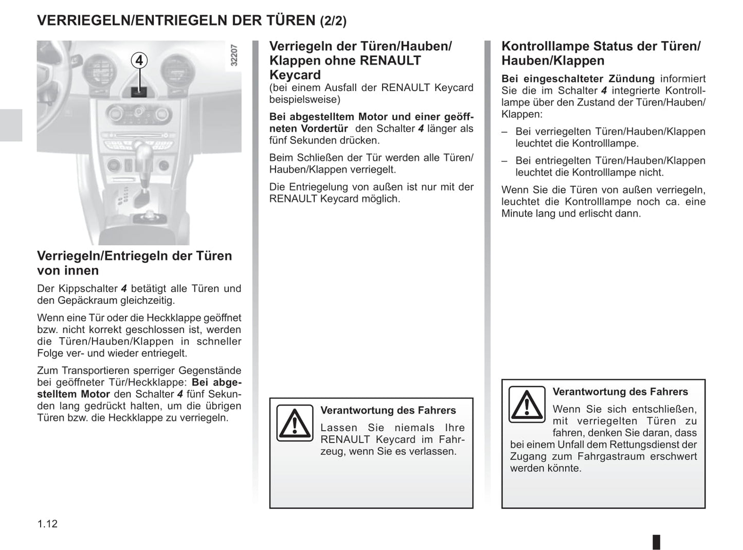 2014-2015 Renault Koleos Bedienungsanleitung | Deutsch