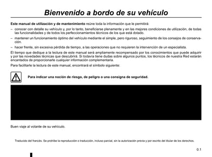 2015-2016 Renault Mégane Owner's Manual | Spanish