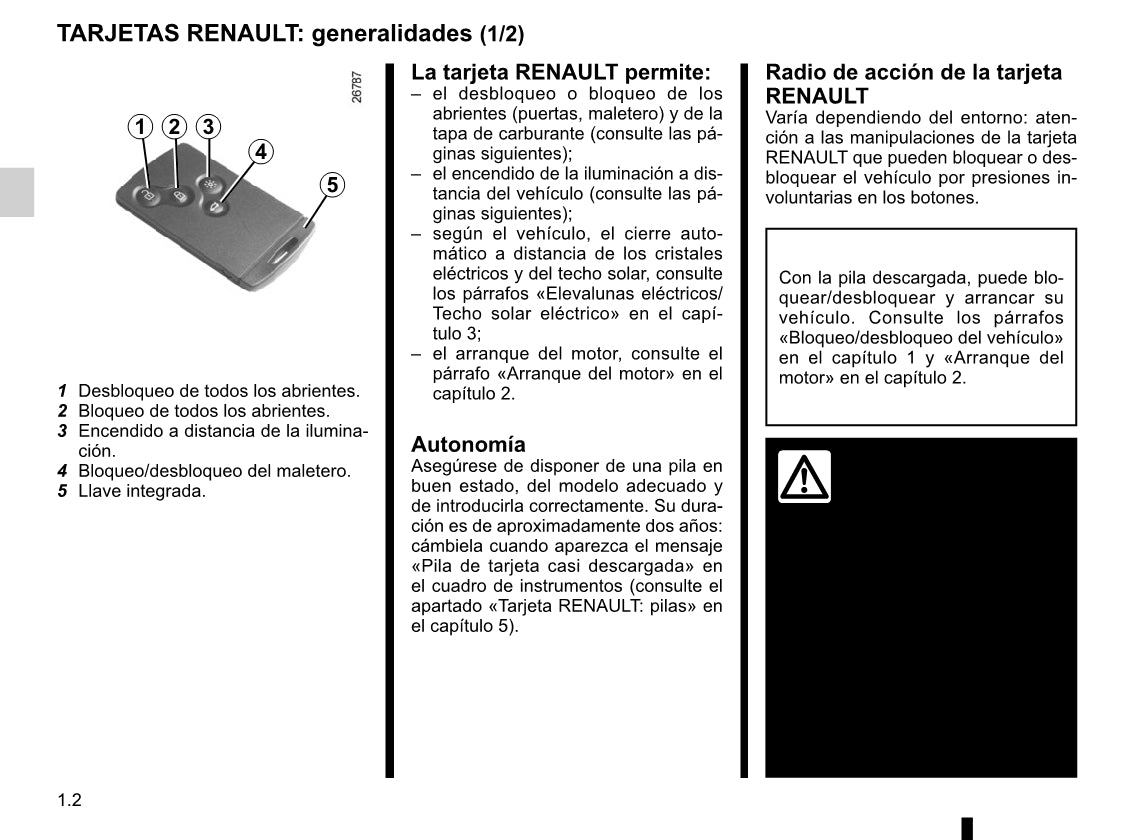 2015-2016 Renault Mégane Owner's Manual | Spanish