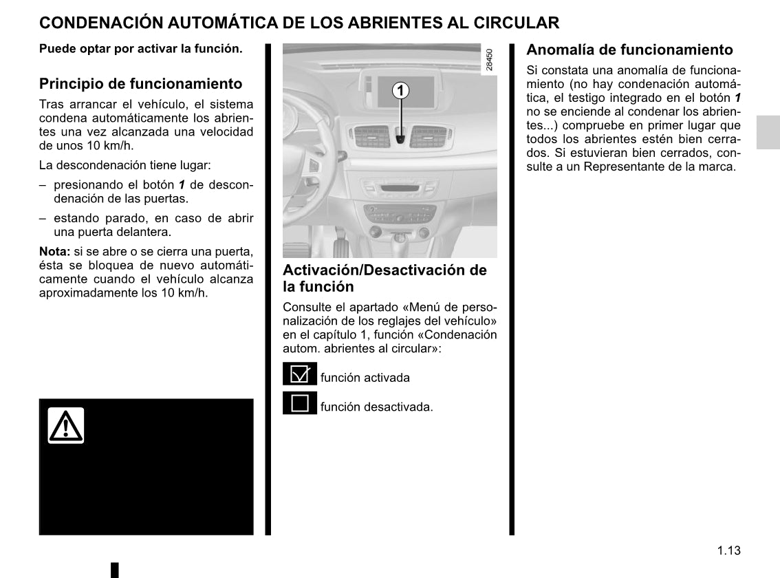 2015-2016 Renault Mégane Owner's Manual | Spanish