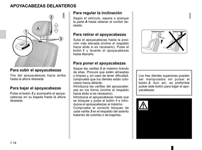 2015-2016 Renault Mégane Owner's Manual | Spanish