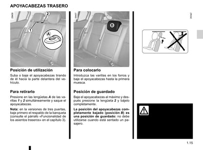 2015-2016 Renault Mégane Owner's Manual | Spanish