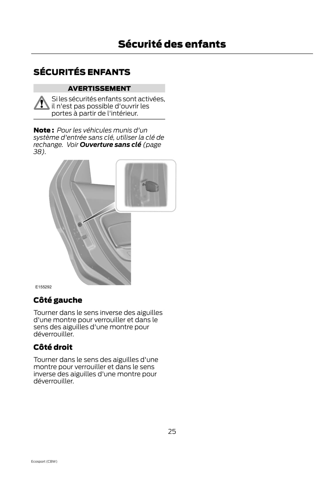 2013 Ford EcoSport Gebruikershandleiding | Frans