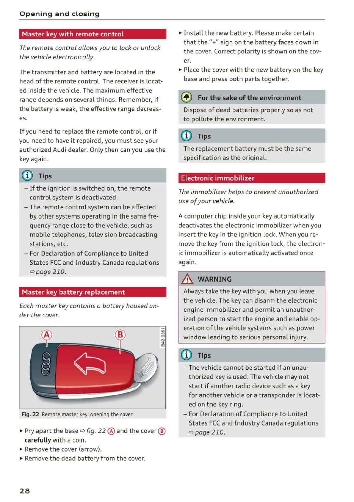 2012-2015 Audi R8 Manuel du propriétaire | Anglais