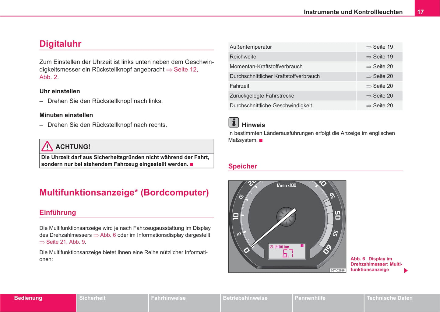 2001-2004 Skoda Fabia Manuel du propriétaire | Allemand