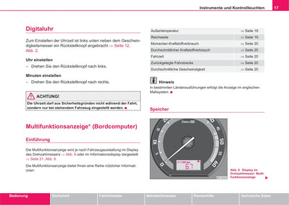 2001-2004 Skoda Fabia Manuel du propriétaire | Allemand