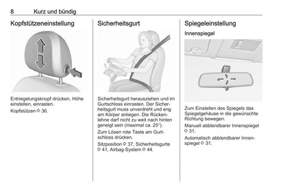 2016-2017 Opel Corsa Gebruikershandleiding | Duits