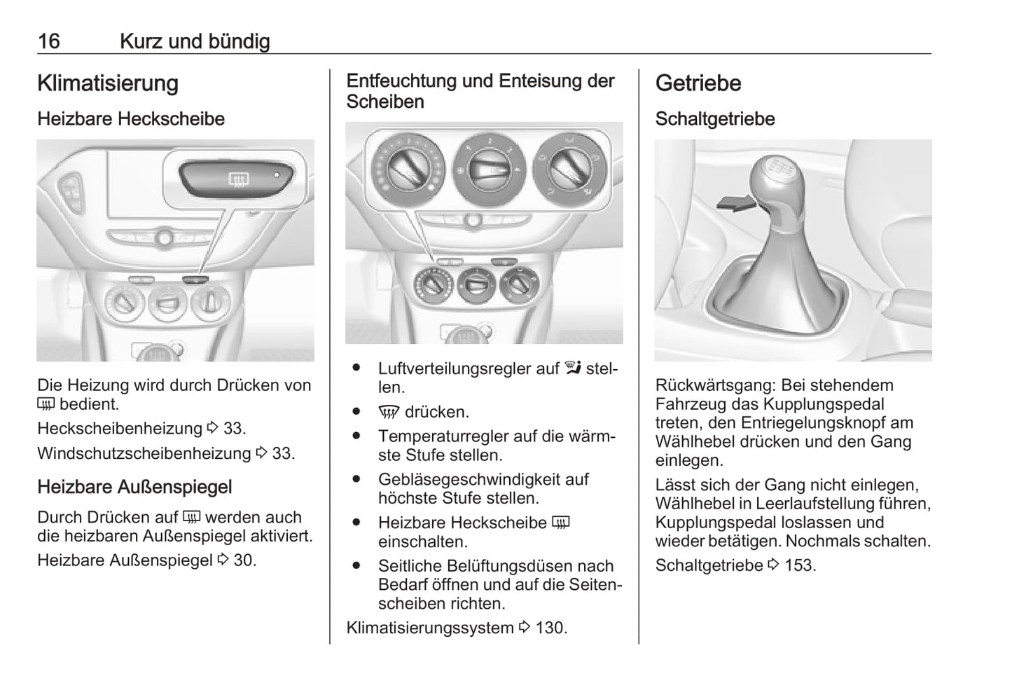 2016-2017 Opel Corsa Gebruikershandleiding | Duits