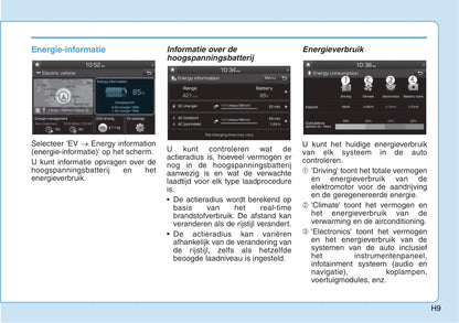 2018-2019 Hyundai Kona Electric Bedienungsanleitung | Niederländisch