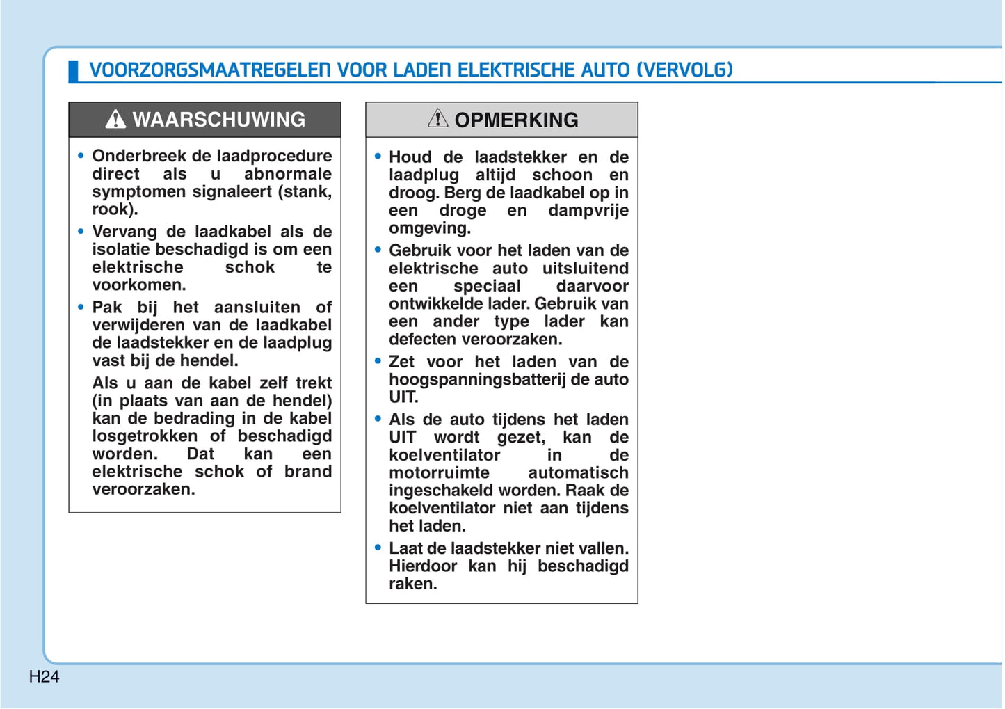 2018-2019 Hyundai Kona Electric Bedienungsanleitung | Niederländisch