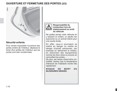 2015-2016 Renault Scénic/Grand Scénic Owner's Manual | French