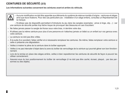 2015-2016 Renault Scénic/Grand Scénic Owner's Manual | French