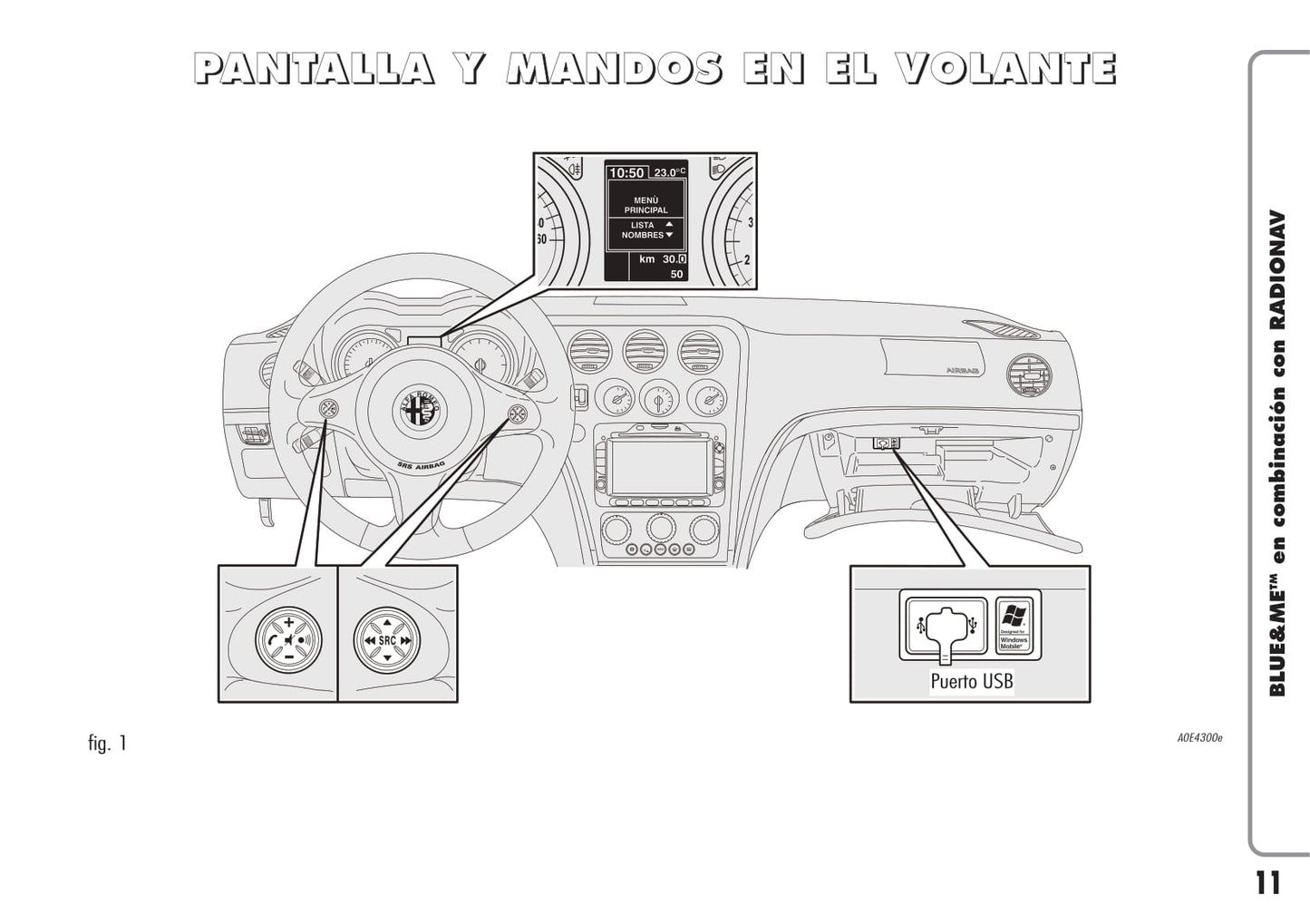 Alfa Romeo Sistema De Navegación por Radio Instrucciones 2007 - 2011