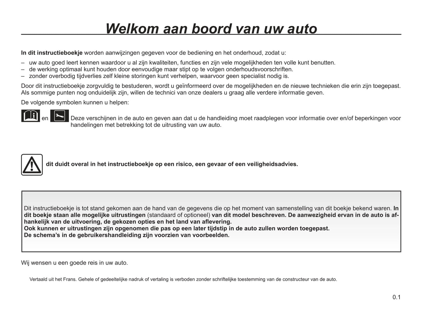 2020-2021 Renault Talisman Owner's Manual | Dutch